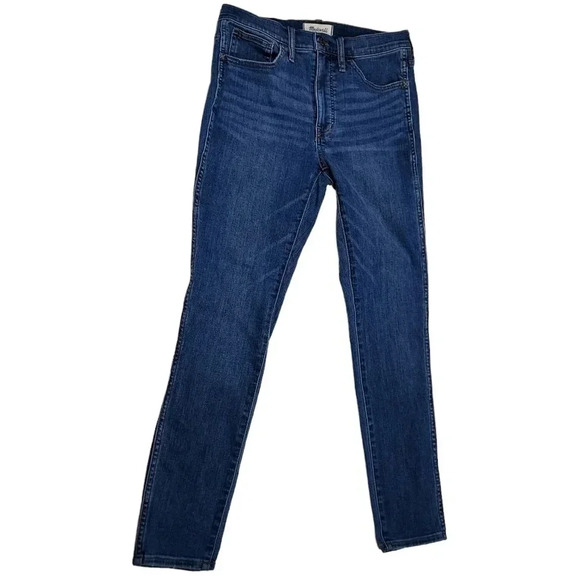 Madewell 10' High-Rise Skinny 27 Womens Blue Jeans - Picture 9 of 12